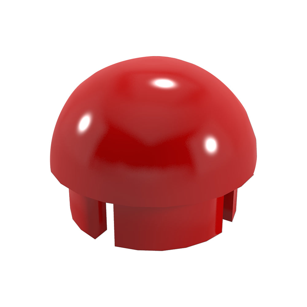 Closeout - PVC Ball Cap S D - 1-1 4" Ball Cap - Red - FORMUFIT