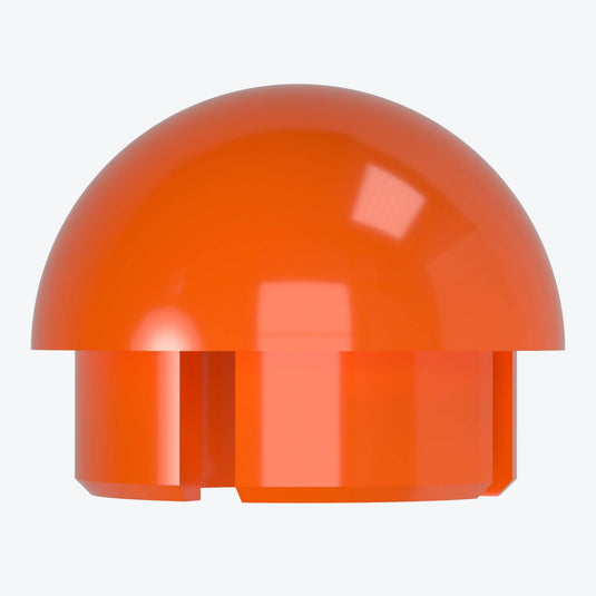 1-1/4 in. Internal Ball Cap - Furniture Grade PVC - Orange - FORMUFIT