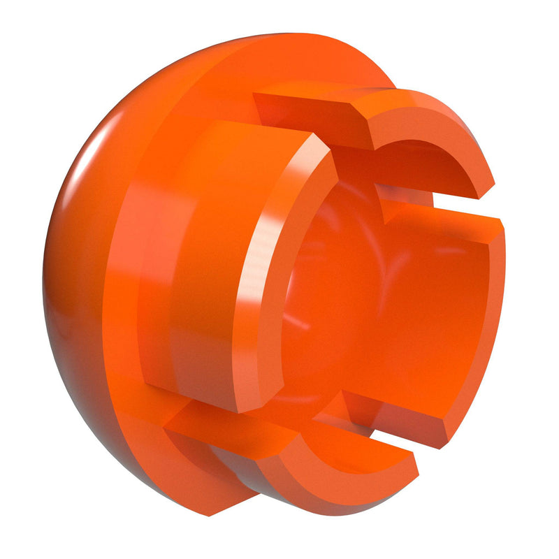 Load image into Gallery viewer, 1-1/4 in. Internal Ball Cap - Furniture Grade PVC - Orange - FORMUFIT

