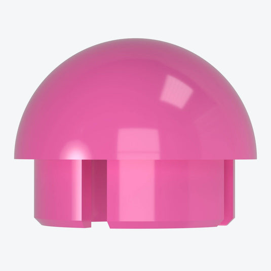 1-1/4 in. Internal Ball Cap - Furniture Grade PVC - Pink - FORMUFIT