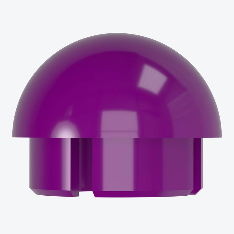 Load image into Gallery viewer, 1-1/4 in. Internal Ball Cap - Furniture Grade PVC - Purple - FORMUFIT
