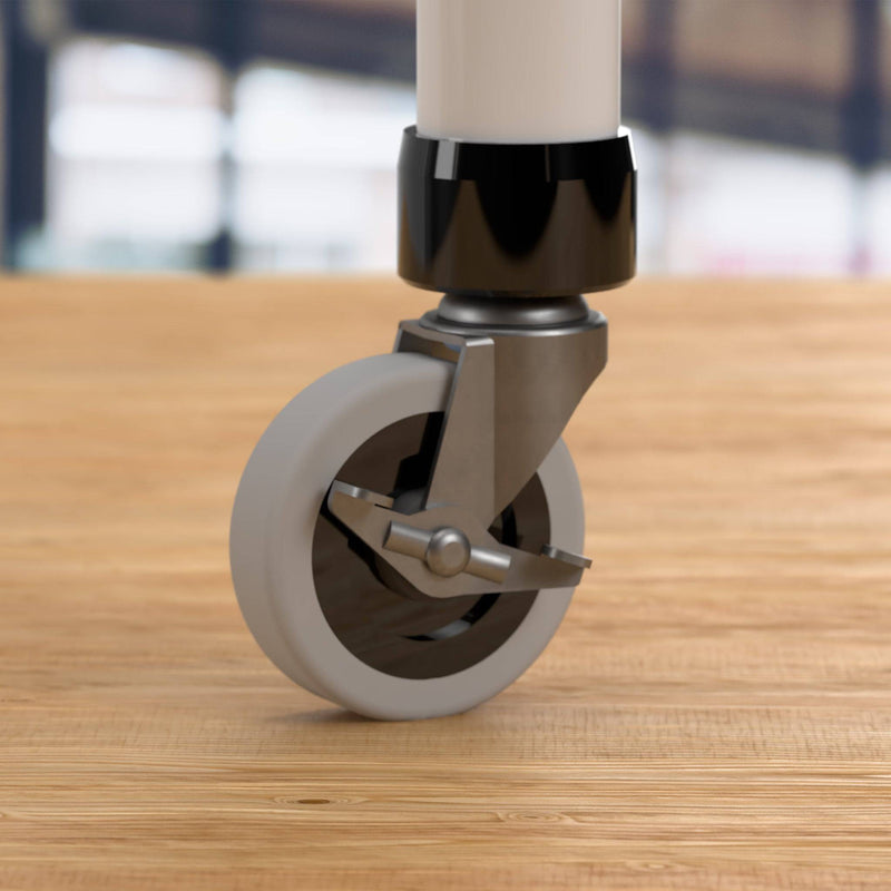 Load image into Gallery viewer, 3&quot; No-Skid Swivel Caster Wheel - With Brake - FORMUFIT
