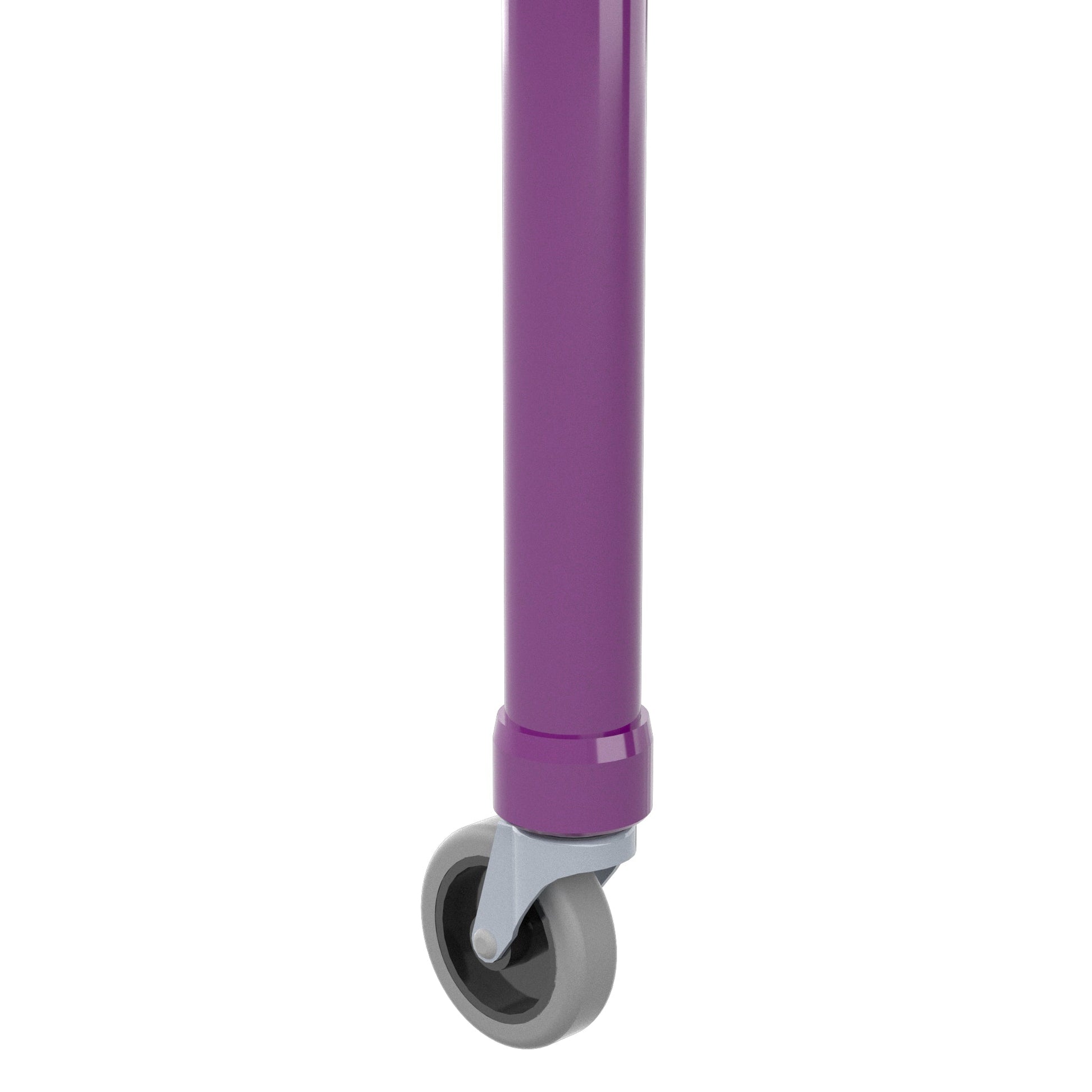 1-1/4 in. Caster Pipe Cap - Furniture Grade PVC - Purple - FORMUFIT