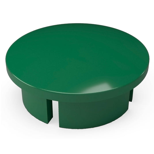 1-1/2 in. Internal Furniture Grade PVC Dome Cap - Green - FORMUFIT