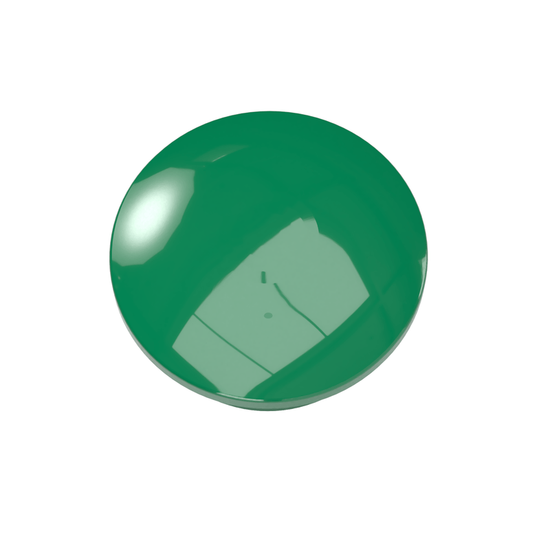 Load image into Gallery viewer, 1-1/2 in. Internal Furniture Grade PVC Dome Cap - Green - FORMUFIT
