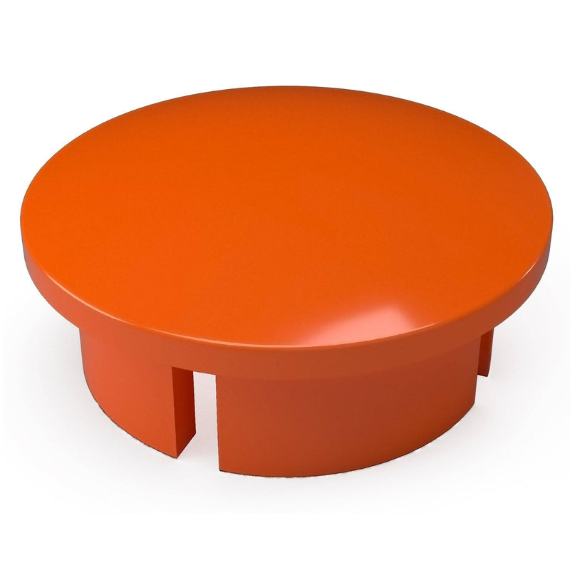 Load image into Gallery viewer, 1/2 in. Internal Furniture Grade PVC Dome Cap - Orange - FORMUFIT
