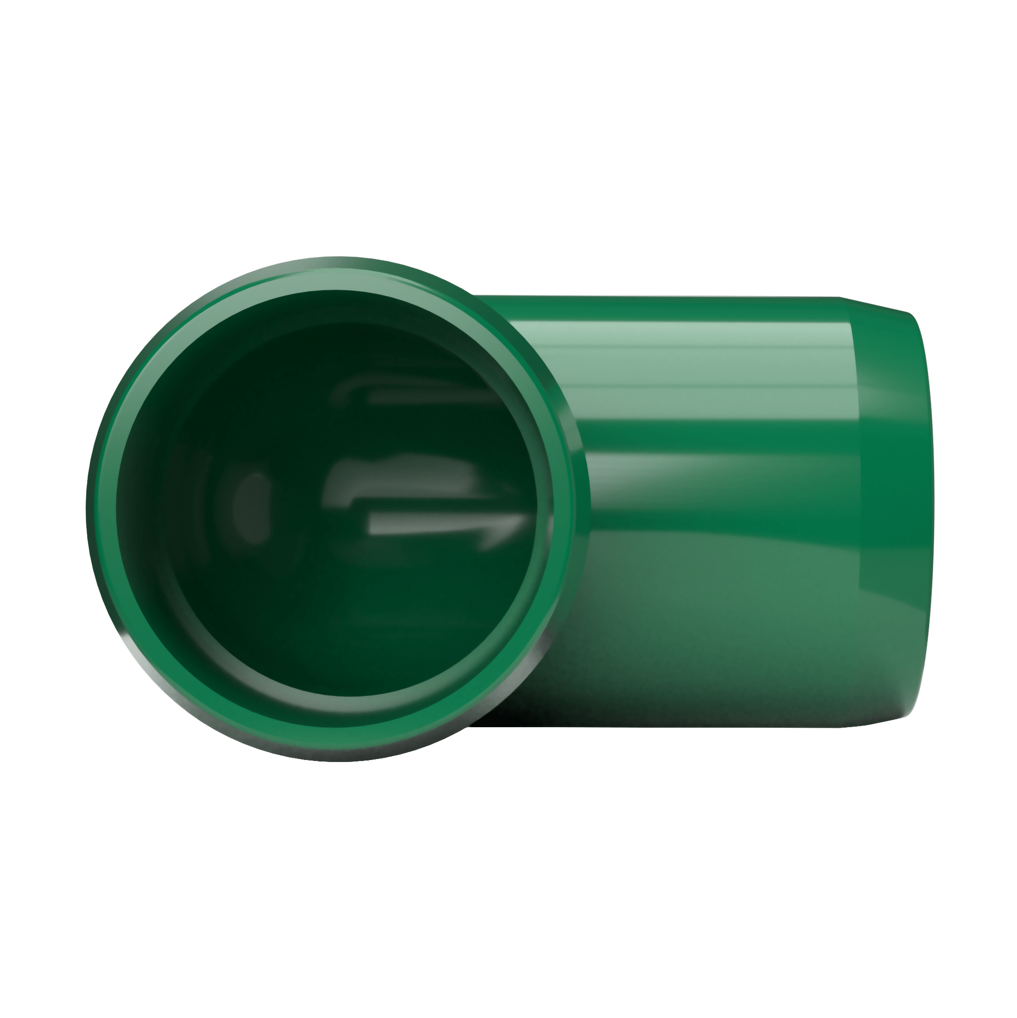 1-1/2 in. 90 Degree Furniture Grade PVC Elbow Fitting - Green - FORMUFIT