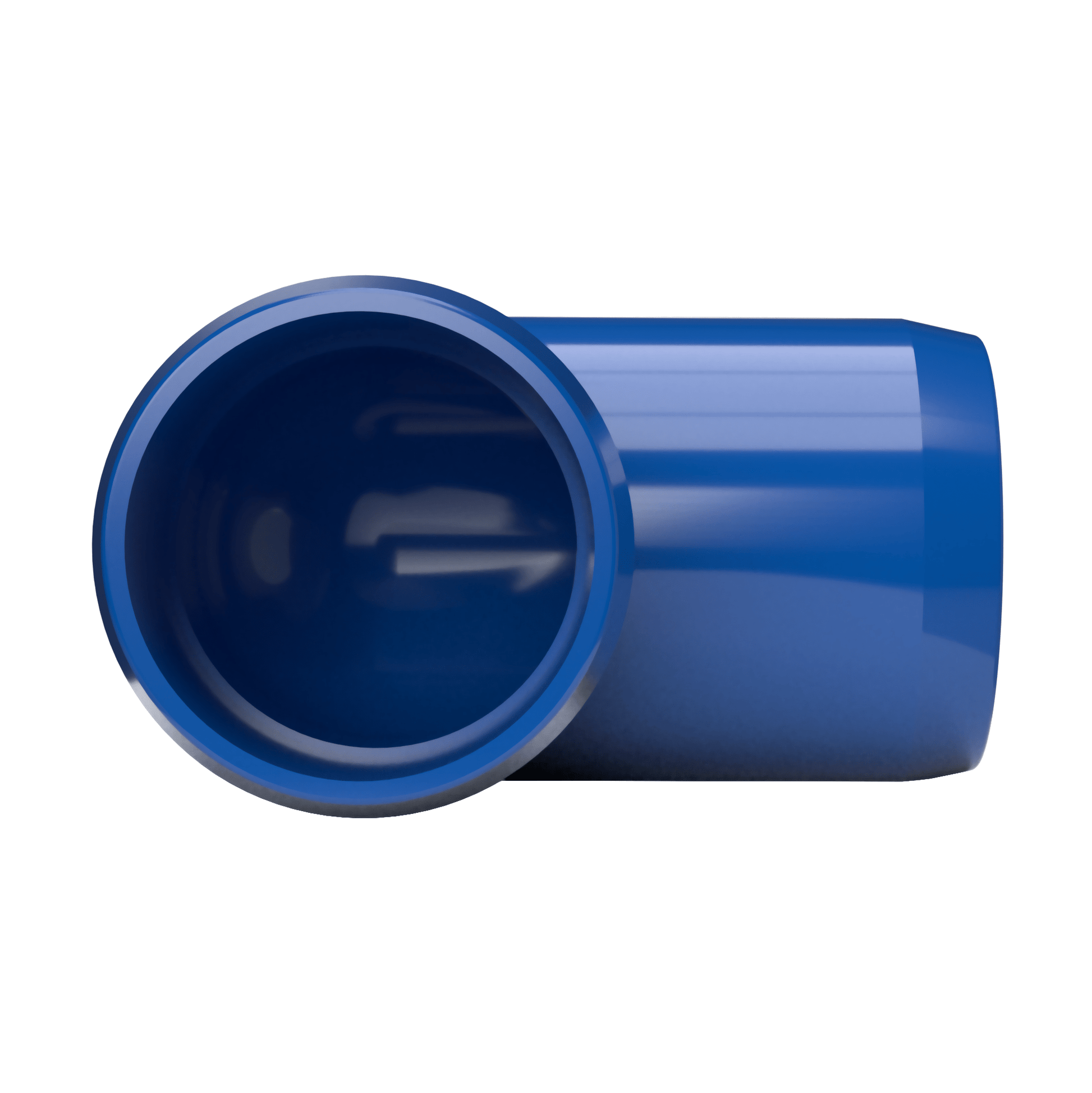 1-1/4 in. 90 Degree Furniture Grade PVC Elbow Fitting - Blue - FORMUFIT