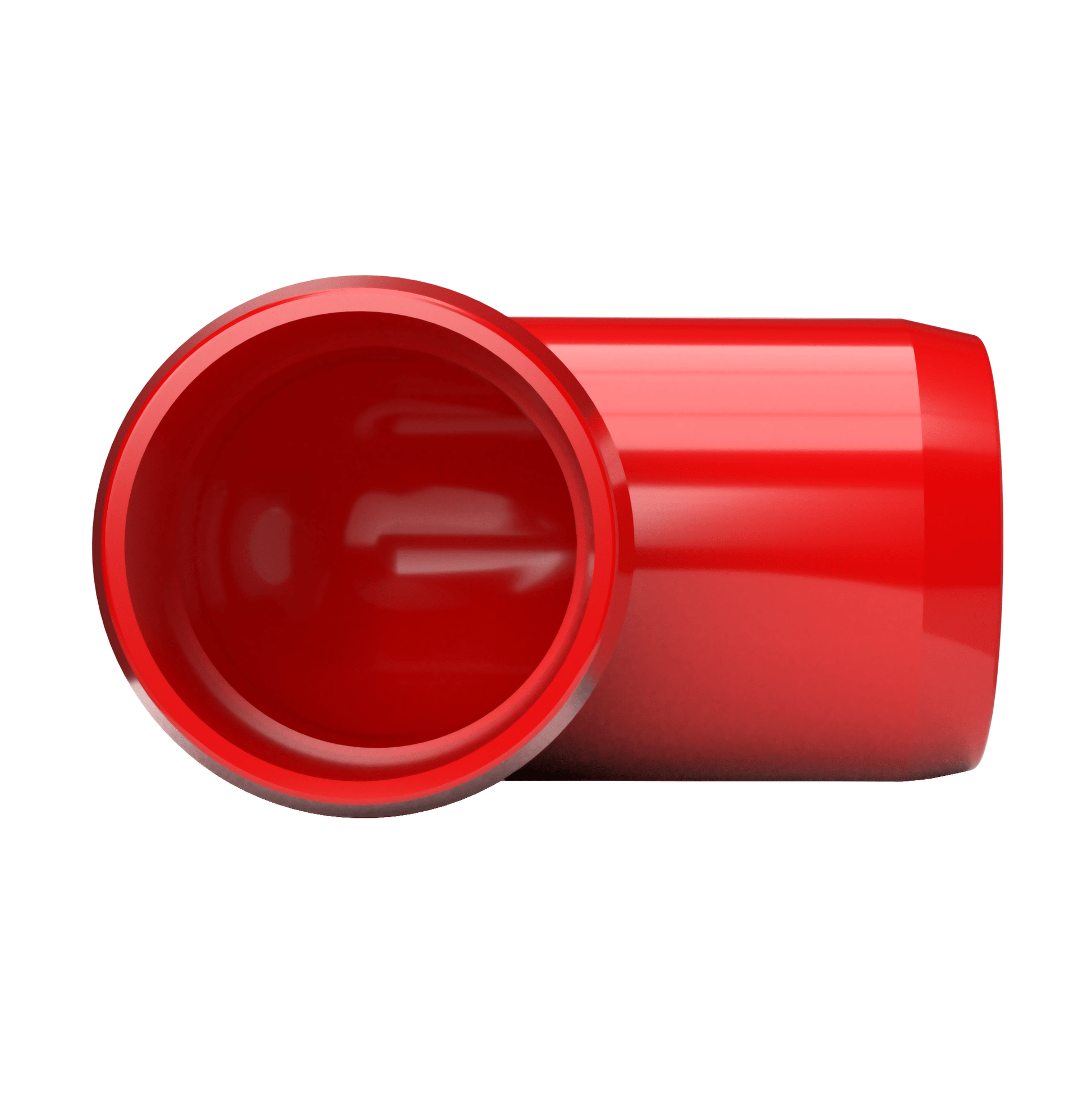 1/2 in. 90 Degree Furniture Grade PVC Elbow Fitting - Red - FORMUFIT