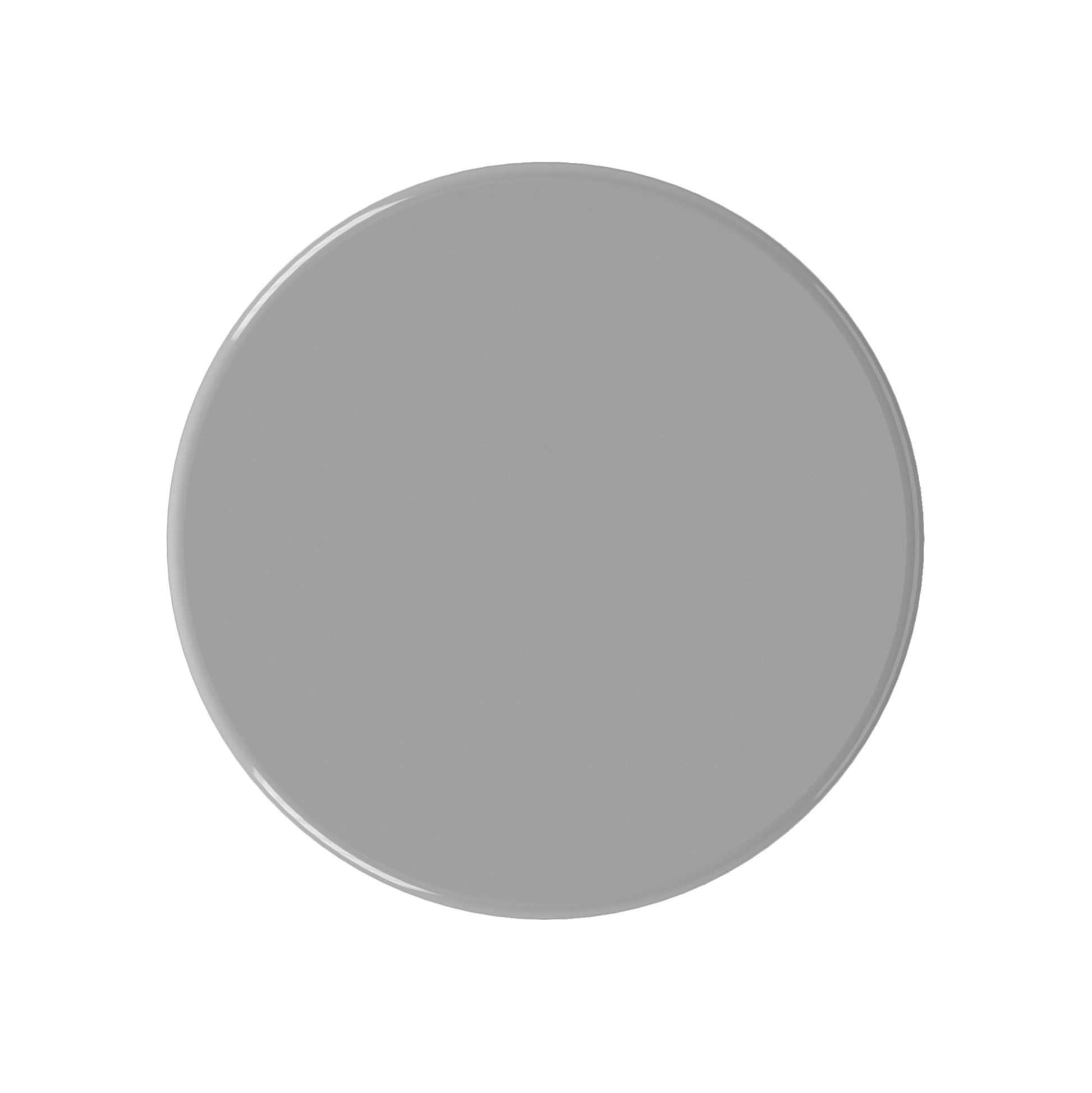 1-1/2 in. External Flat Furniture Grade PVC End Cap - Gray - FORMUFIT