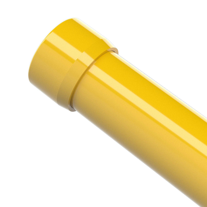 Load image into Gallery viewer, 3/4 in. External Flat Furniture Grade PVC End Cap - Yellow - FORMUFIT
