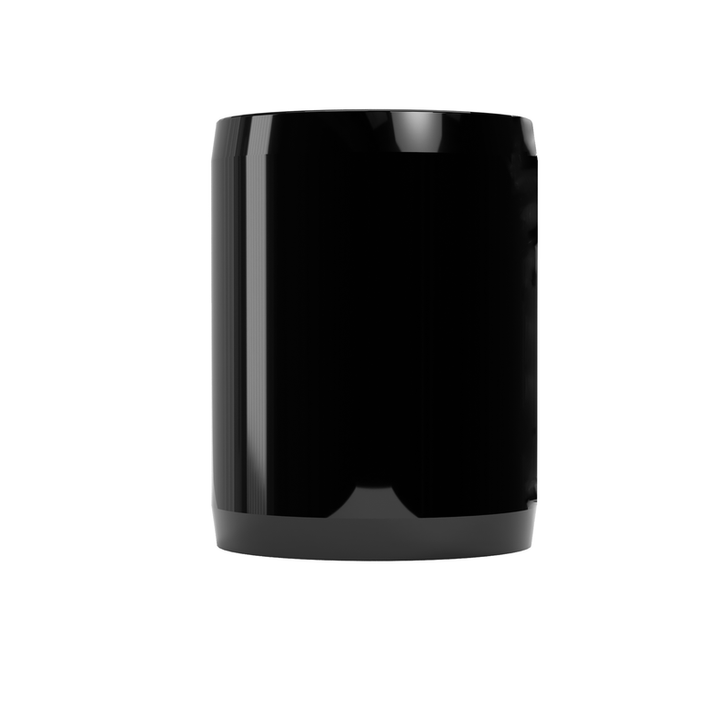 Load image into Gallery viewer, 1-1/2 in. External Furniture Grade PVC Coupling - Black - FORMUFIT
