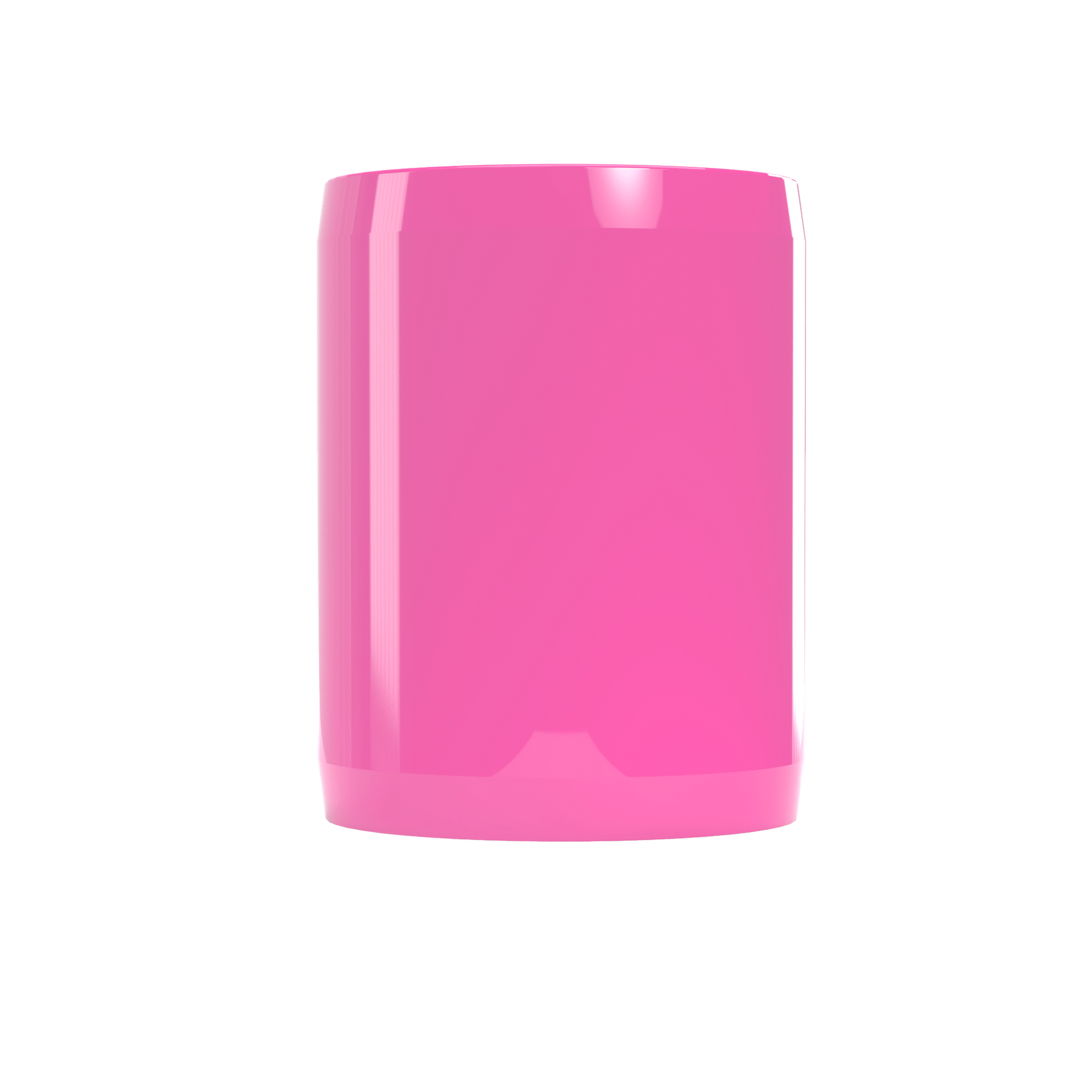 1-1/2 in. External Furniture Grade PVC Coupling - Pink - FORMUFIT