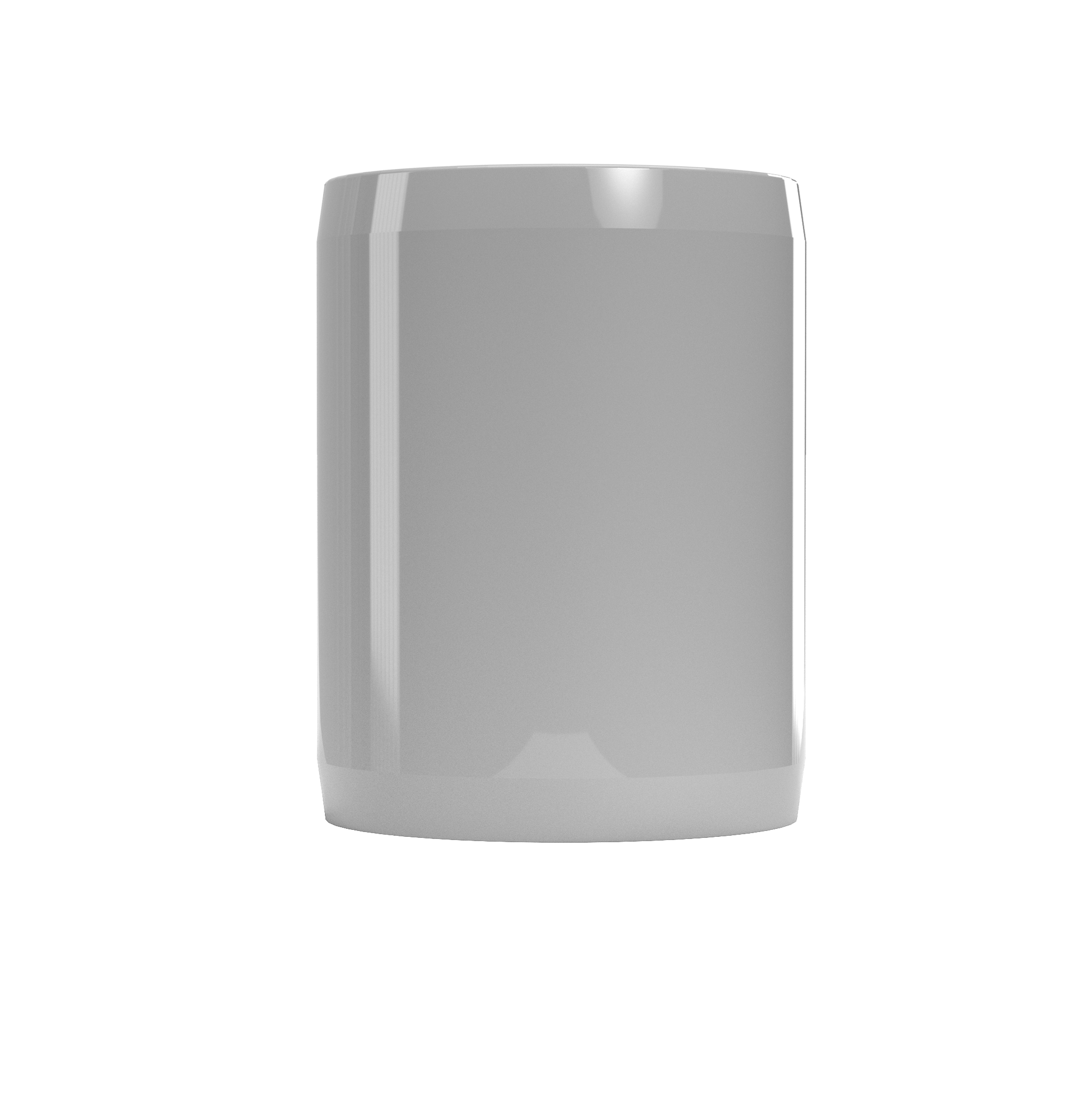 1-1/4 in. External Furniture Grade PVC Coupling - Gray - FORMUFIT