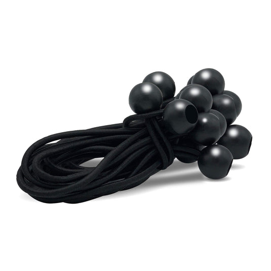 Ball Ties - Bungee Stretch Cords, 5" Long (15-Pack) - FORMUFIT