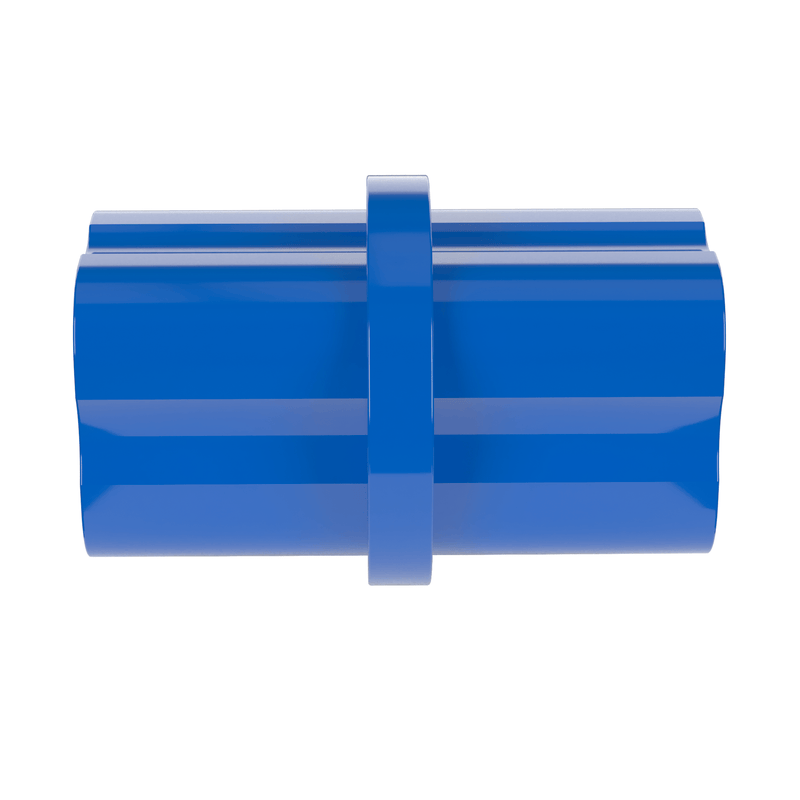 Load image into Gallery viewer, 1-1/4 in. Internal Furniture Grade PVC Coupling - Blue - FORMUFIT
