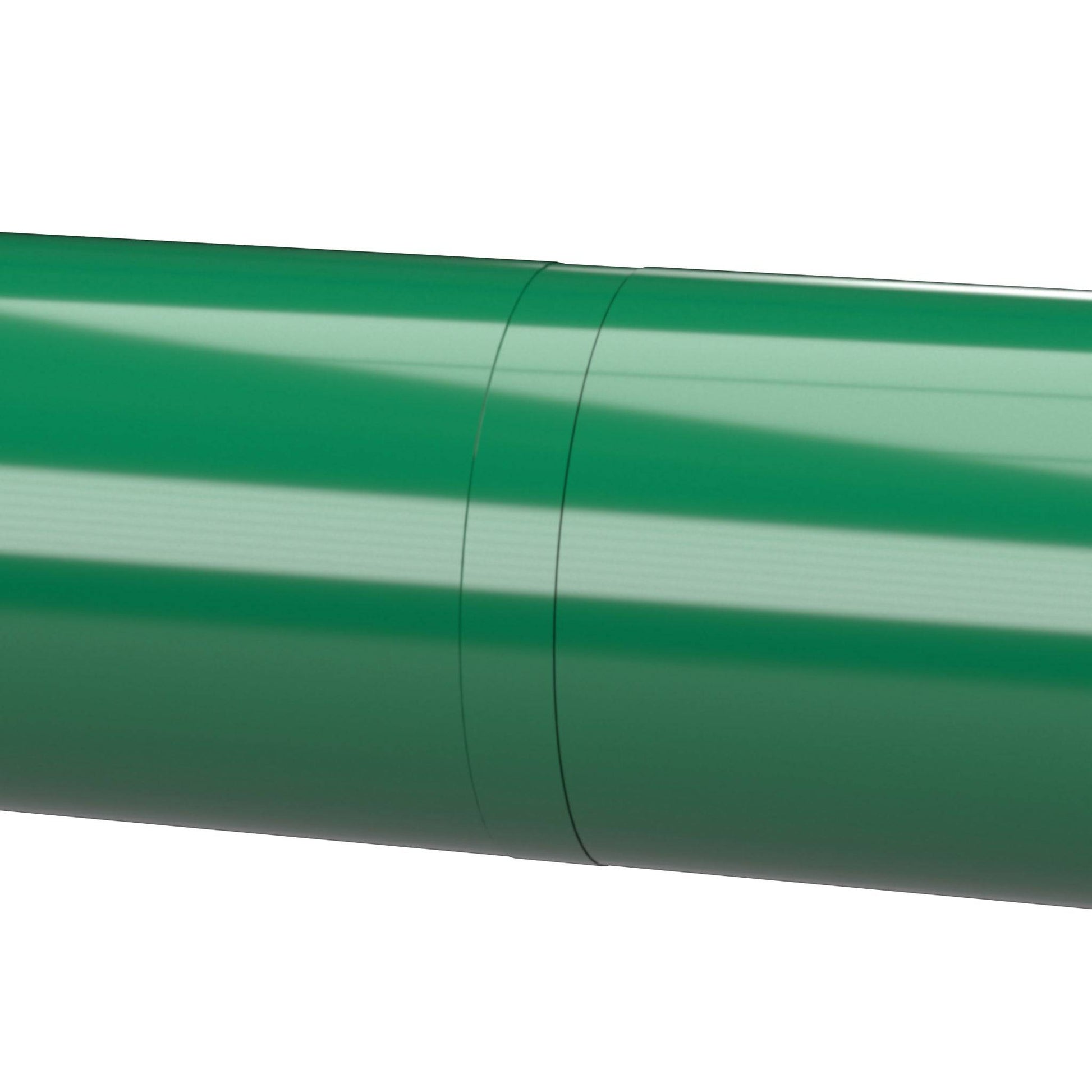 1-1/4 in. Internal Furniture Grade PVC Coupling - Green - FORMUFIT