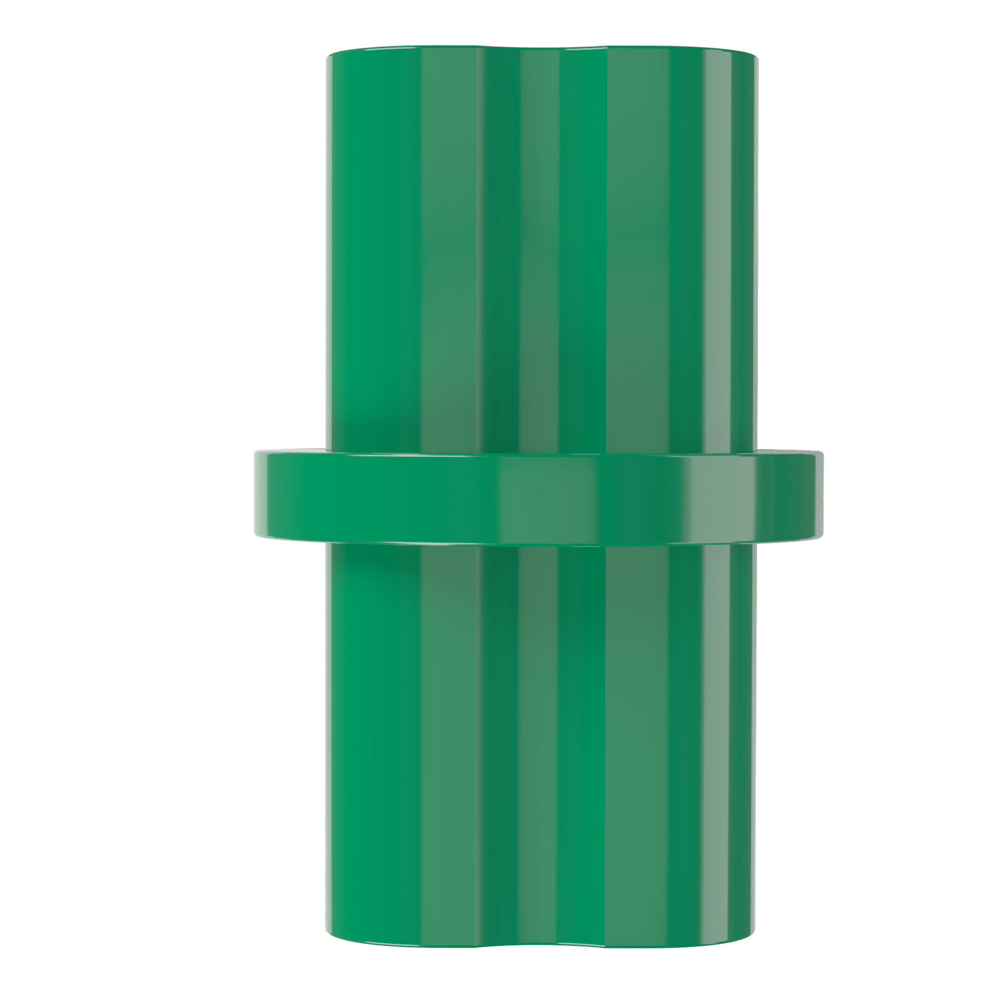 1-1/4 in. Internal Furniture Grade PVC Coupling - Green - FORMUFIT