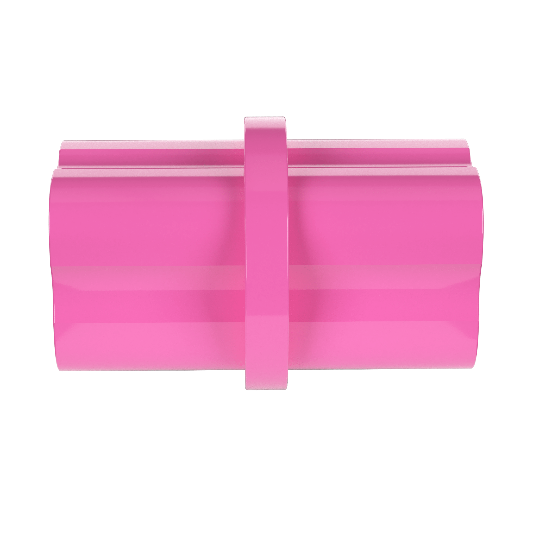 1-1/4 in. Internal Furniture Grade PVC Coupling - Pink - FORMUFIT