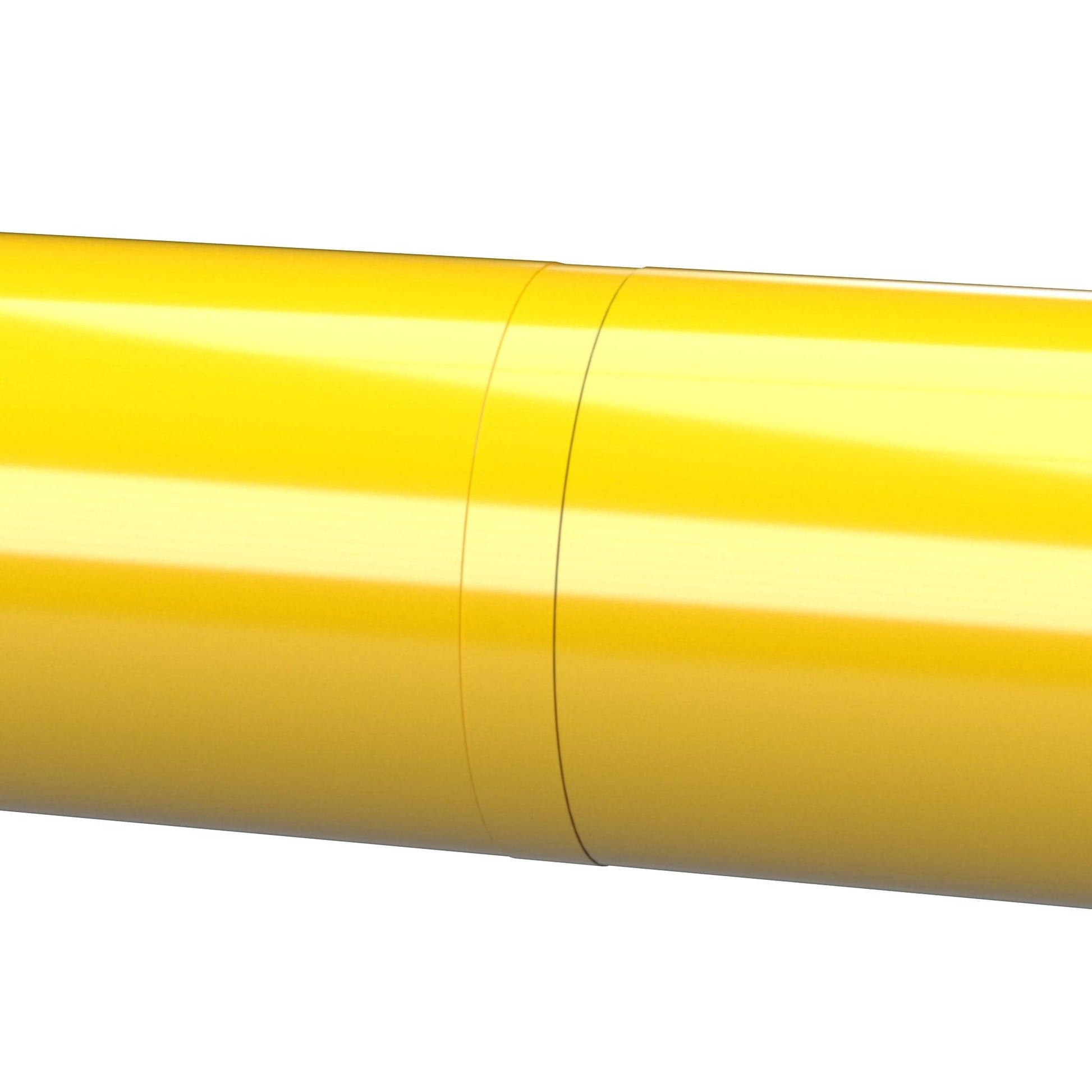 1-1/4 in. Internal Furniture Grade PVC Coupling - Yellow - FORMUFIT