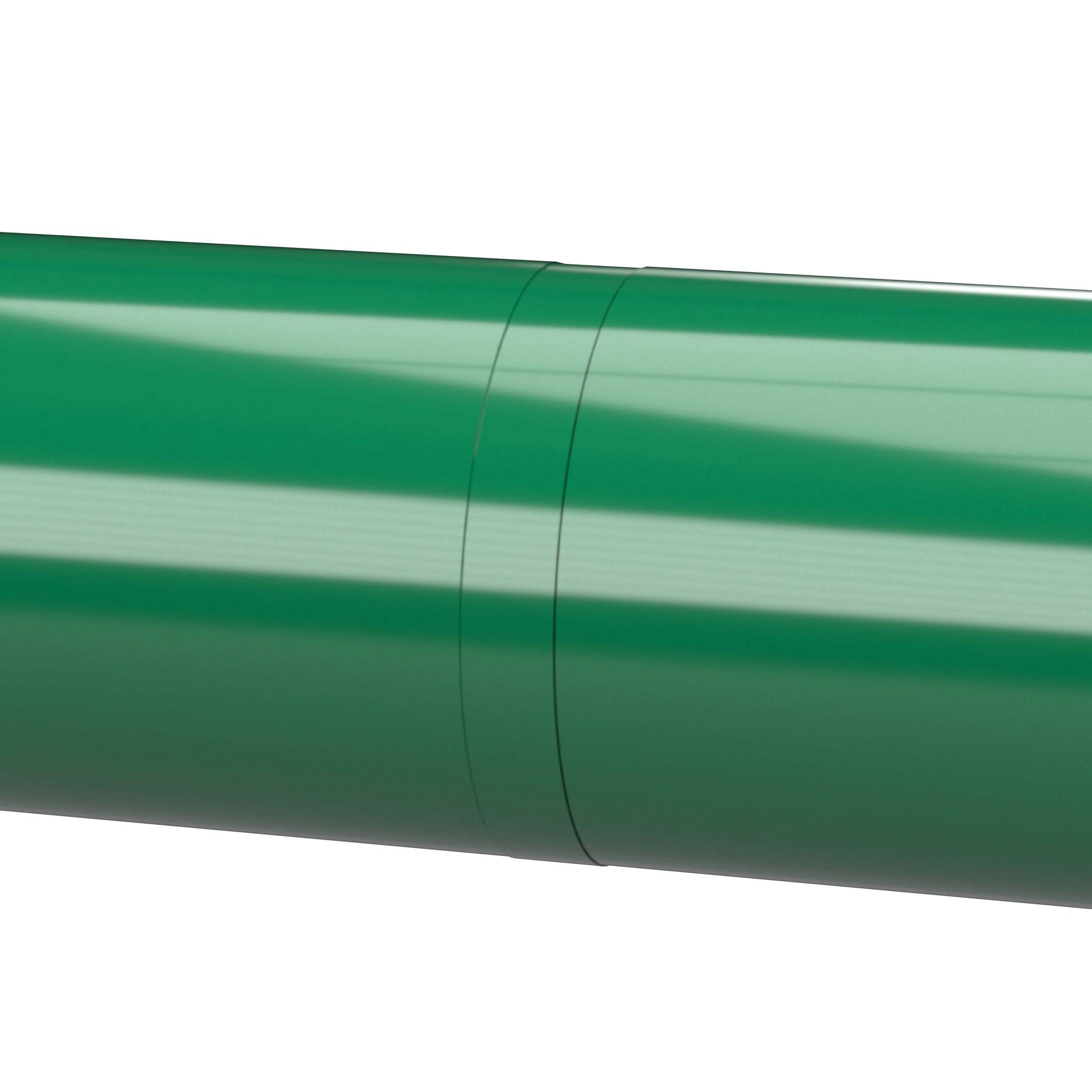 1/2 in. Internal Furniture Grade PVC Coupling - Green - FORMUFIT