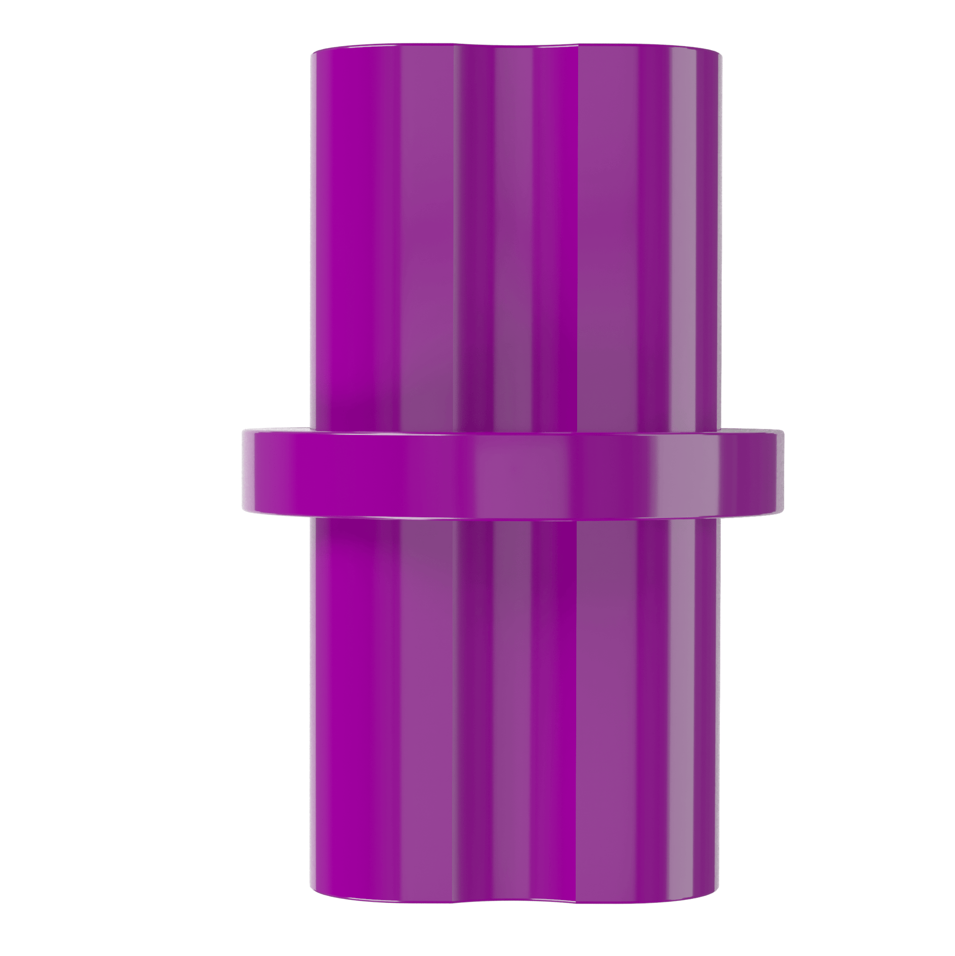 1/2 in. Internal Furniture Grade PVC Coupling - Purple - FORMUFIT