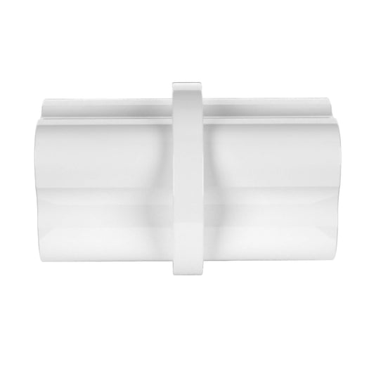 1/2 in. Internal Furniture Grade PVC Coupling - White - FORMUFIT