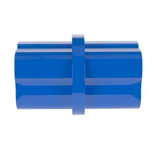 1 in. Internal Furniture Grade PVC Coupling - Blue - FORMUFIT