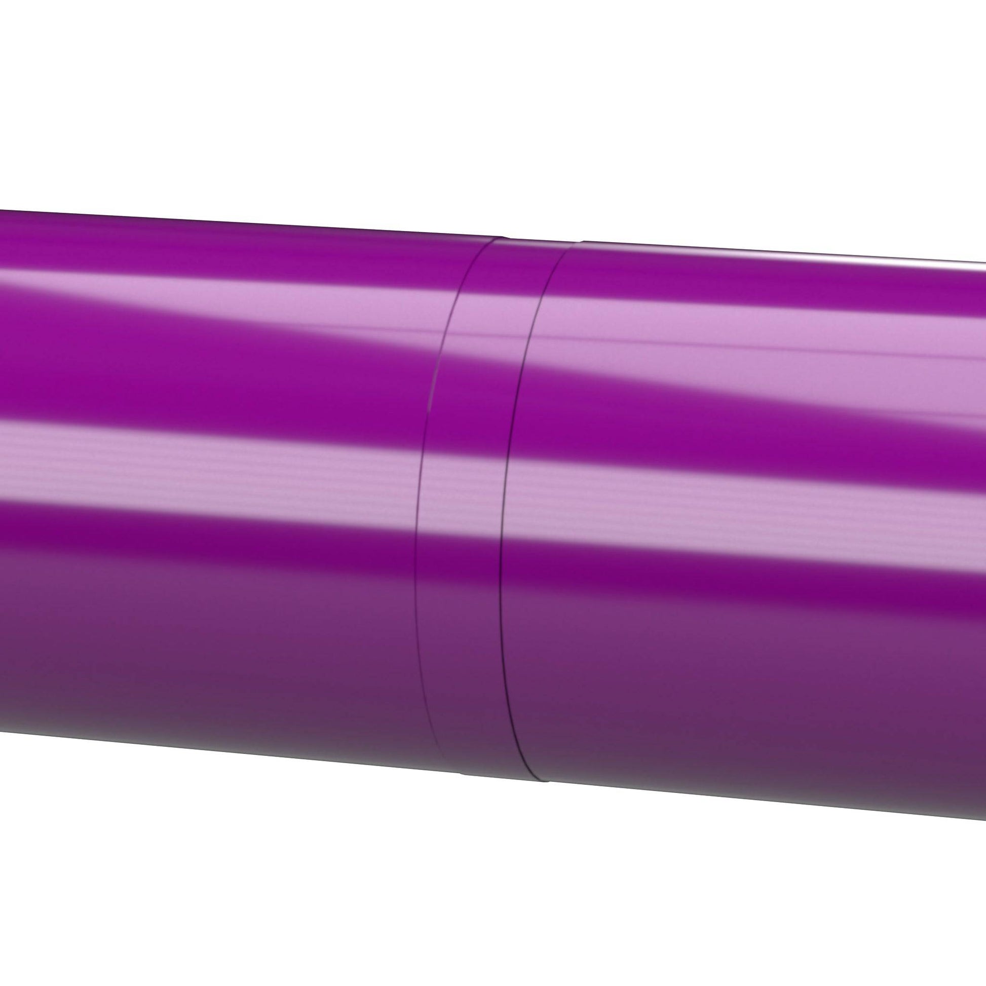 1 in. Internal Furniture Grade PVC Coupling - Purple - FORMUFIT