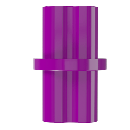 1 in. Internal Furniture Grade PVC Coupling - Purple - FORMUFIT