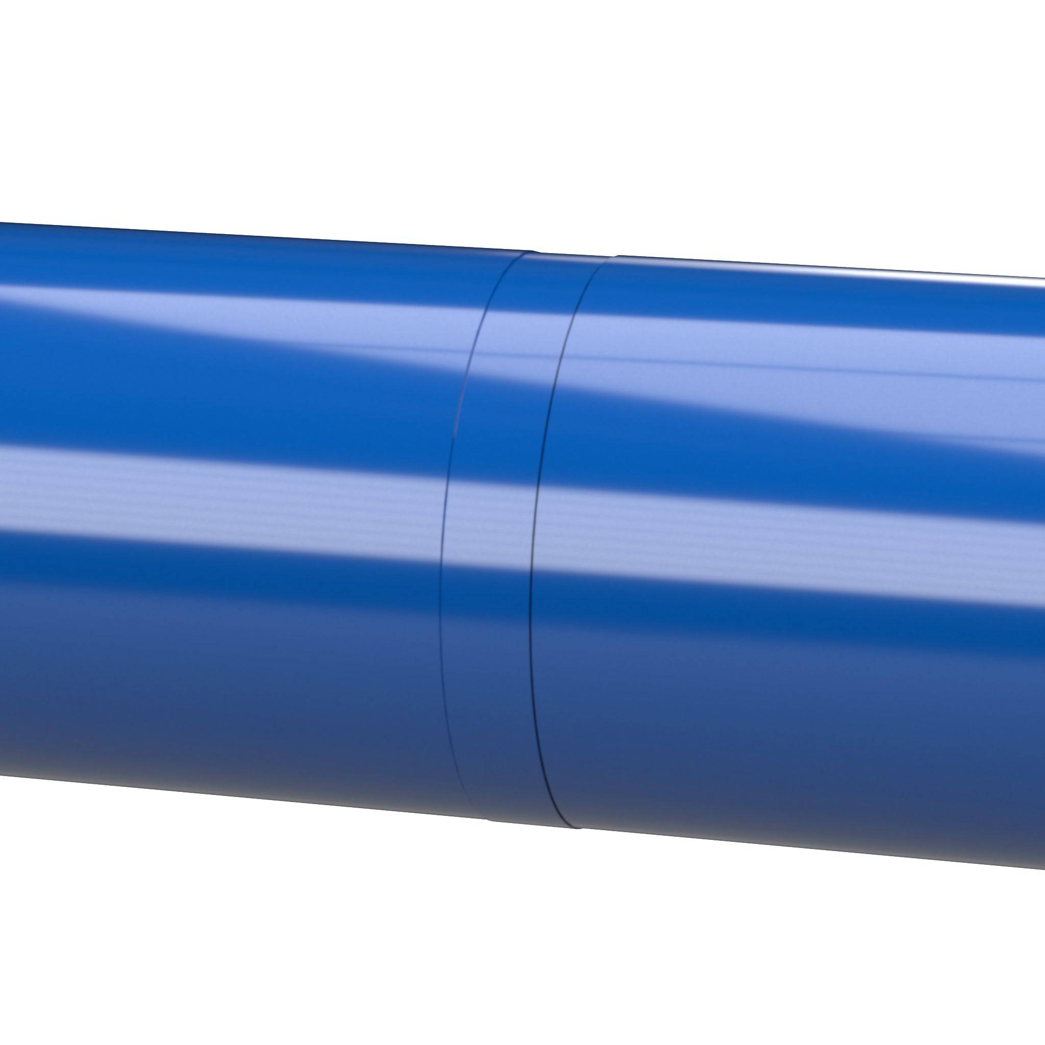 3/4 in. Internal Furniture Grade PVC Coupling - Blue - FORMUFIT