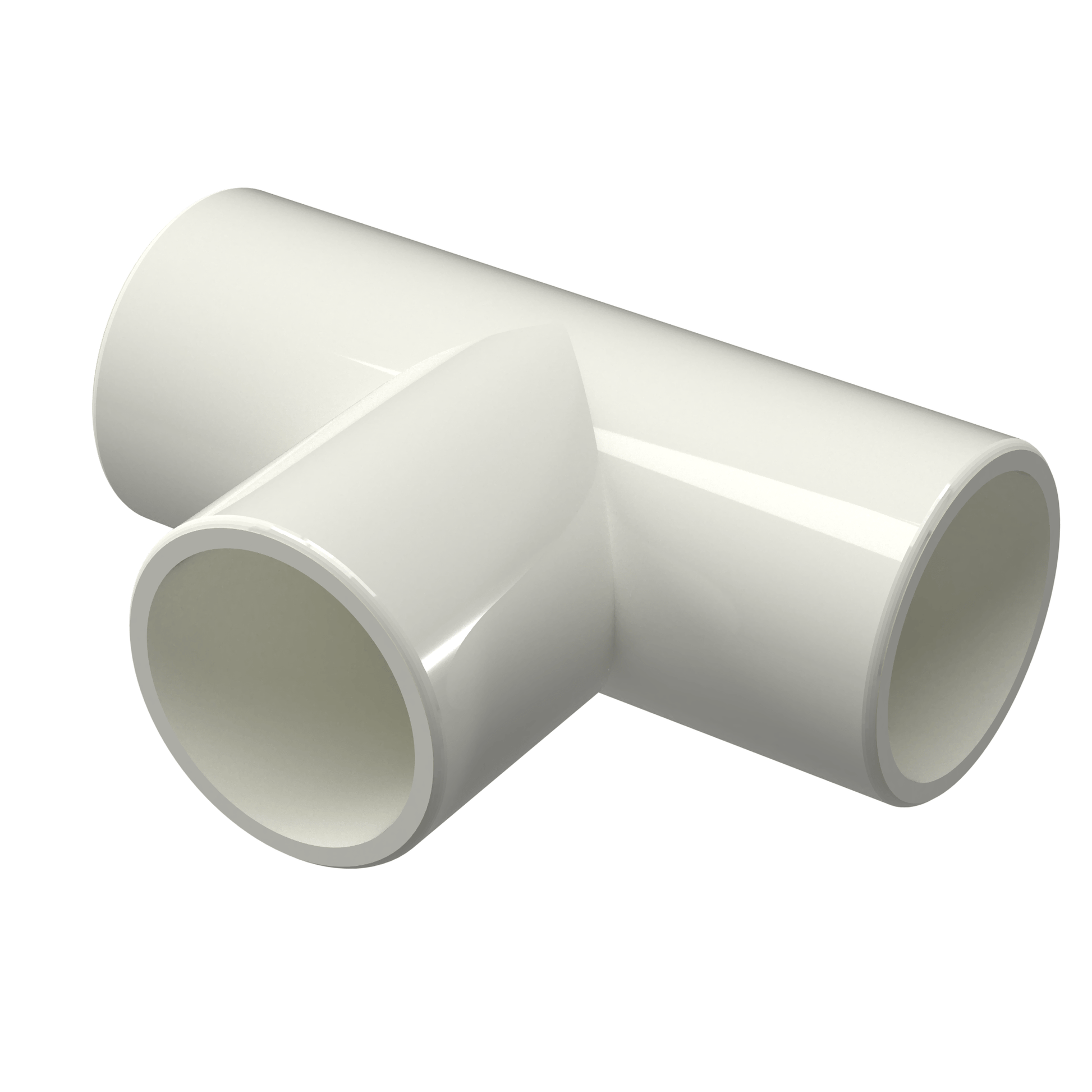 Closeout - PVC Tee Fitting - Furniture Grade - FORMUFIT