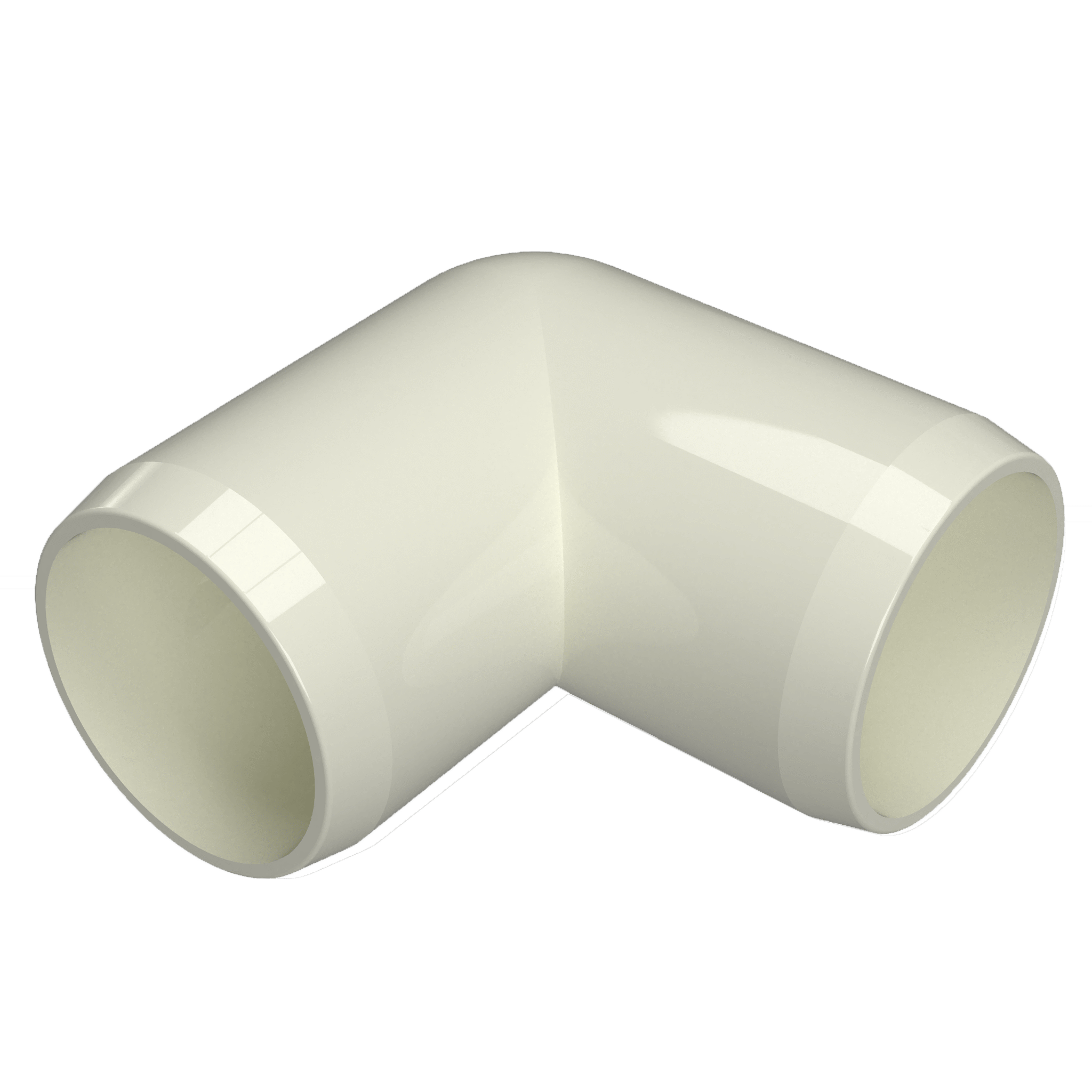 Closeout - 90 Degree Elbow PVC Fitting - Furniture Grade - FORMUFIT