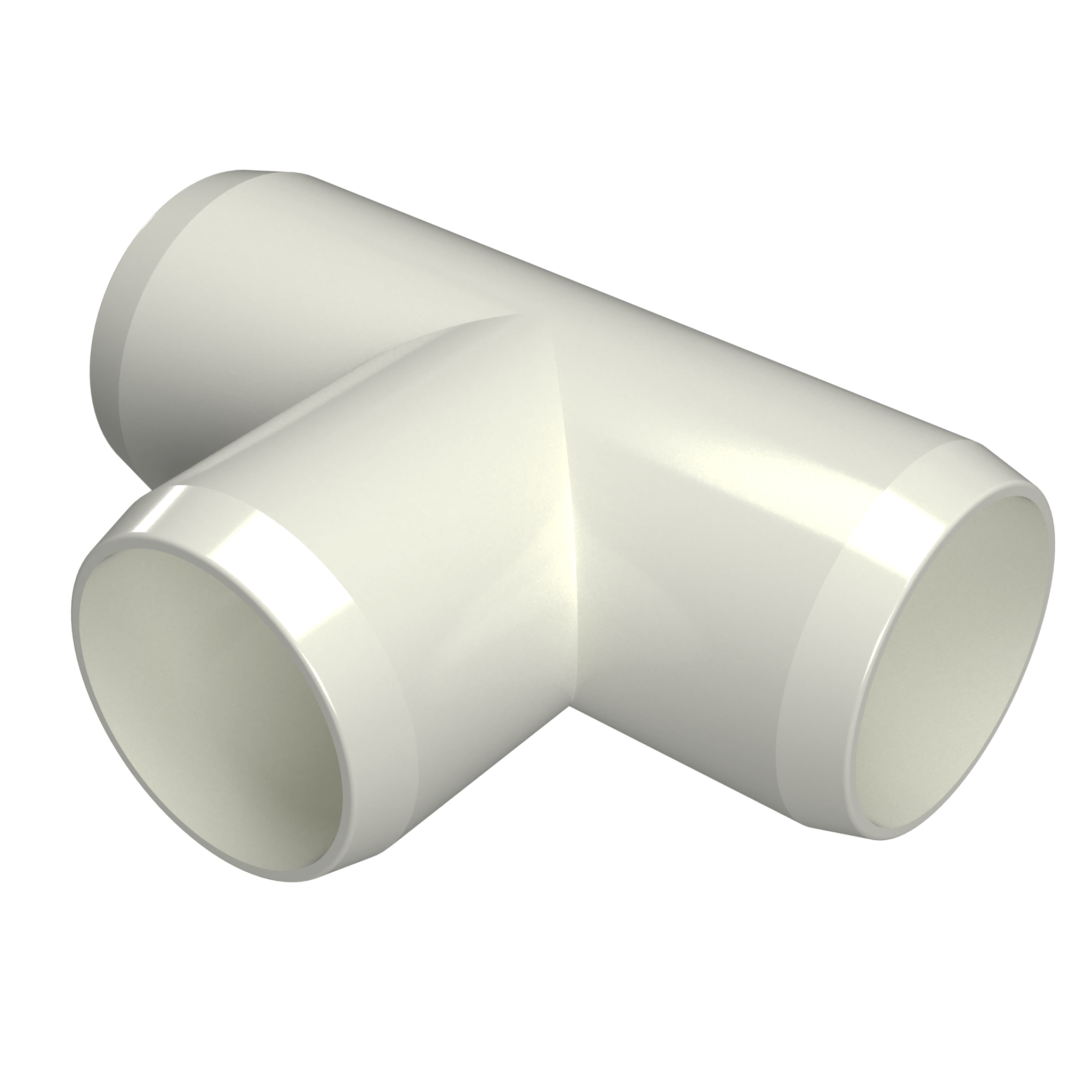 Closeout - PVC Tee Fitting - Furniture Grade - FORMUFIT