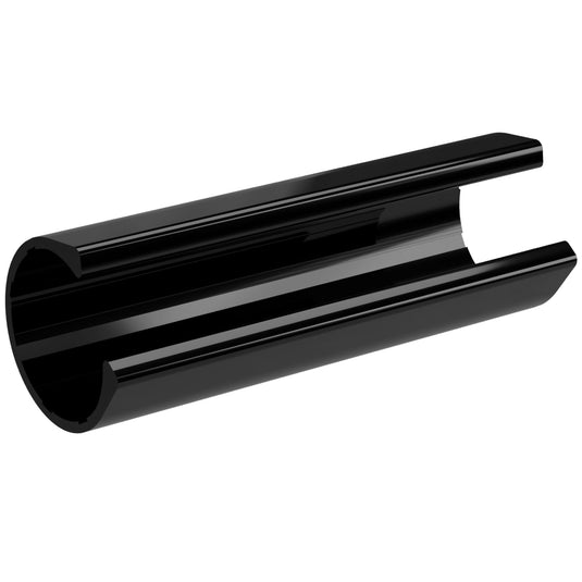 1-1/4 in. x 4 in. PipeClamp PVC Material Snap Clamp - Black - FORMUFIT