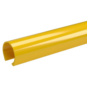 1-1/4 in. x 40 in. PipeClamp PVC Material Snap Clamp - Yellow - FORMUFIT