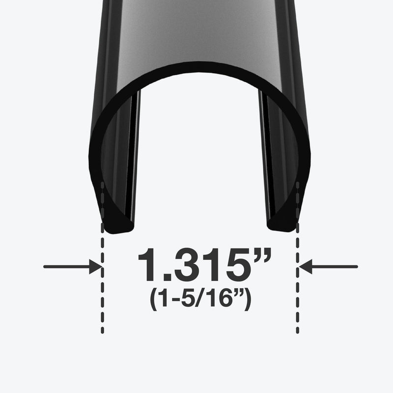 Load image into Gallery viewer, 1 in. x 4 in. PipeClamp PVC Material Snap Clamp - Black - FORMUFIT
