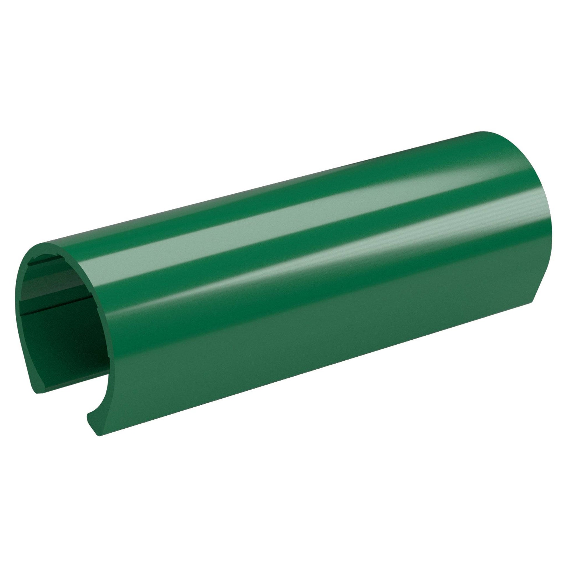 1 in. x 4 in. PipeClamp PVC Material Snap Clamp - Green - FORMUFIT