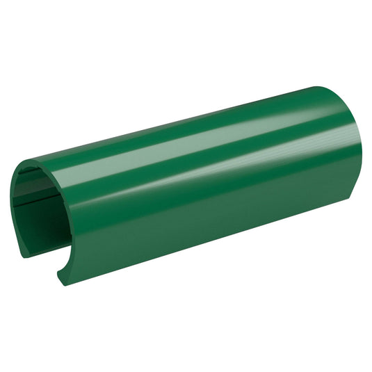 1 in. x 4 in. PipeClamp PVC Material Snap Clamp - Green - FORMUFIT