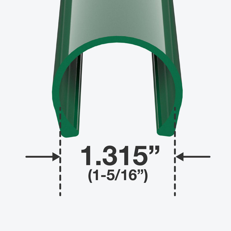 Load image into Gallery viewer, 1 in. x 4 in. PipeClamp PVC Material Snap Clamp - Green - FORMUFIT
