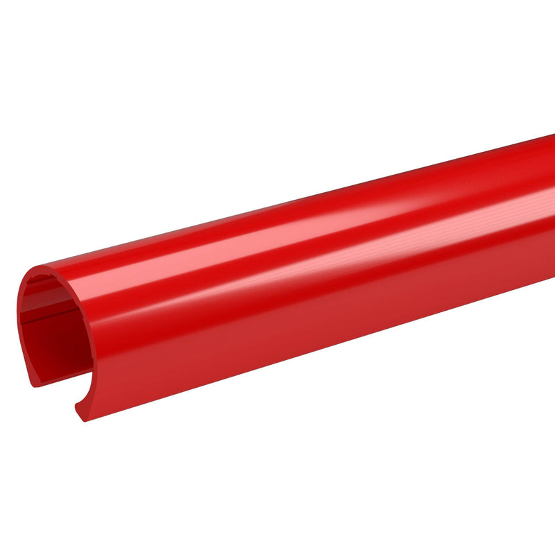 1 in. x 40 in. PipeClamp PVC Material Snap Clamp - Red - FORMUFIT