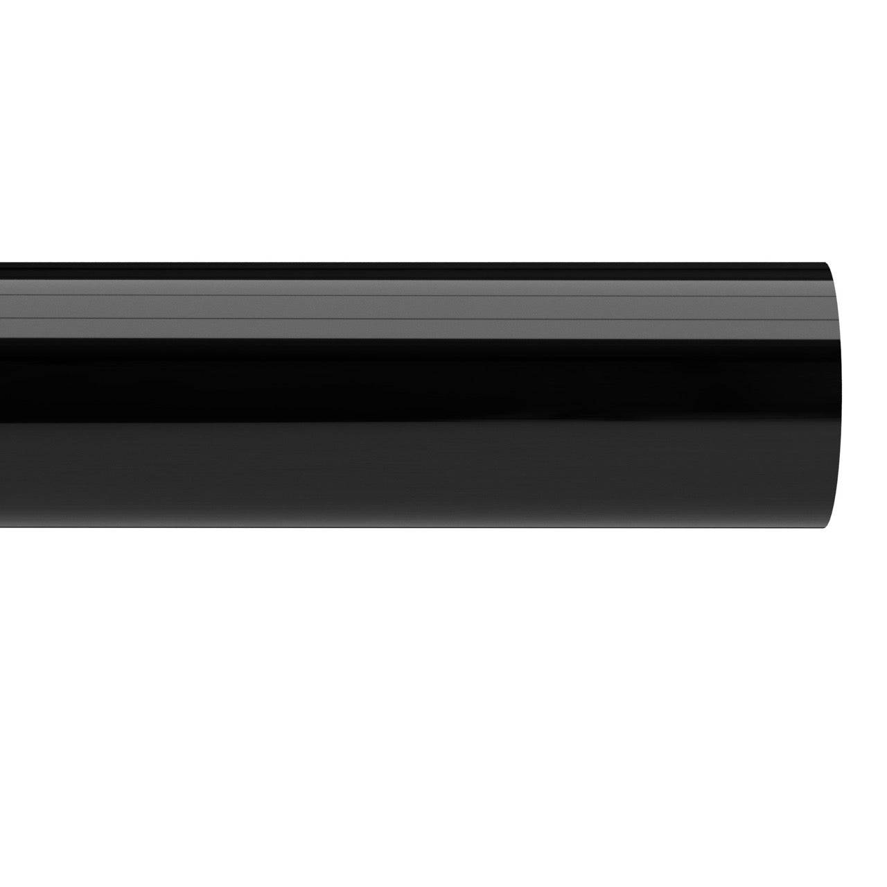 1-1/2 in. Sch 40 Furniture Grade PVC Pipe - Black - FORMUFIT