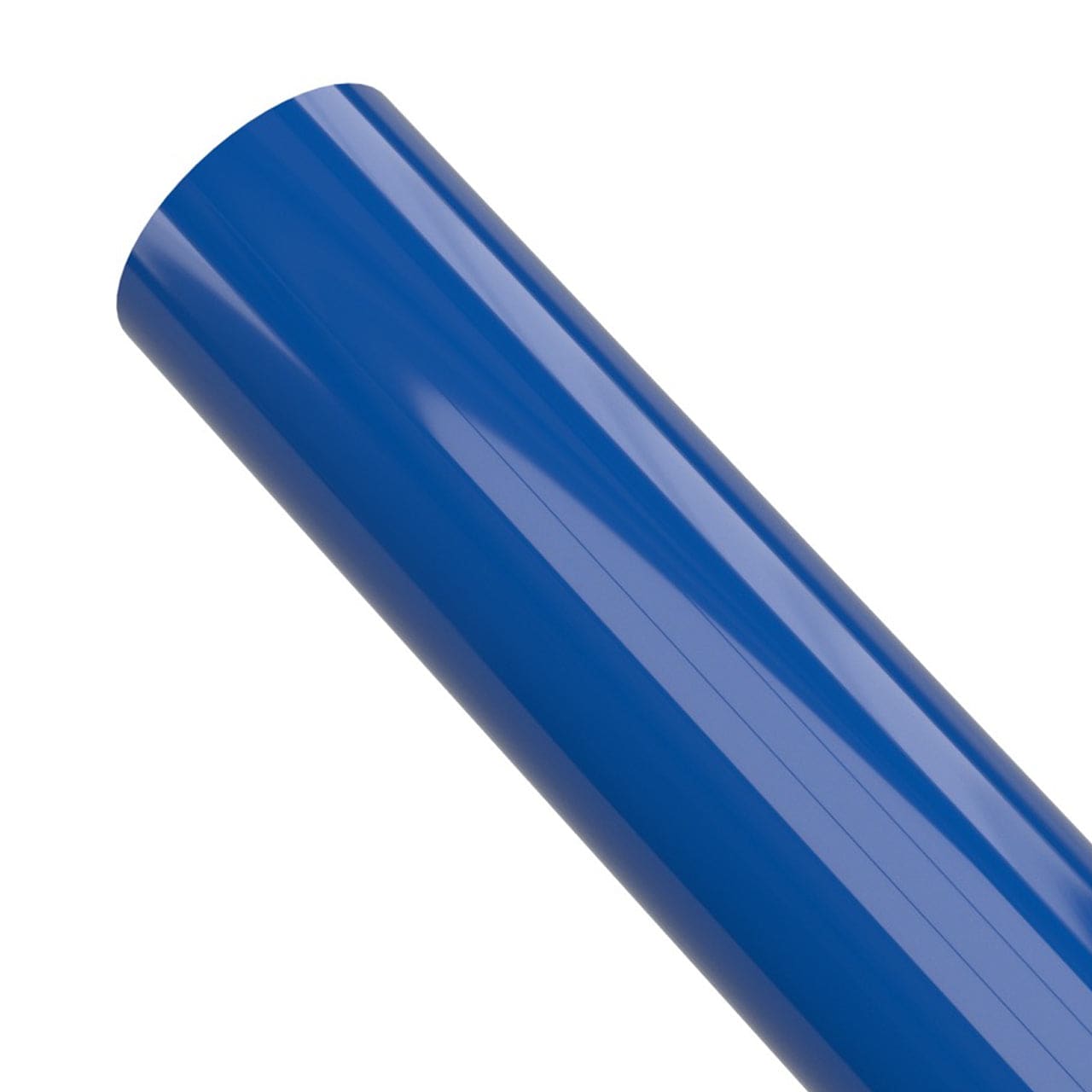 1-1/2 in. Sch 40 Furniture Grade PVC Pipe - Blue - FORMUFIT