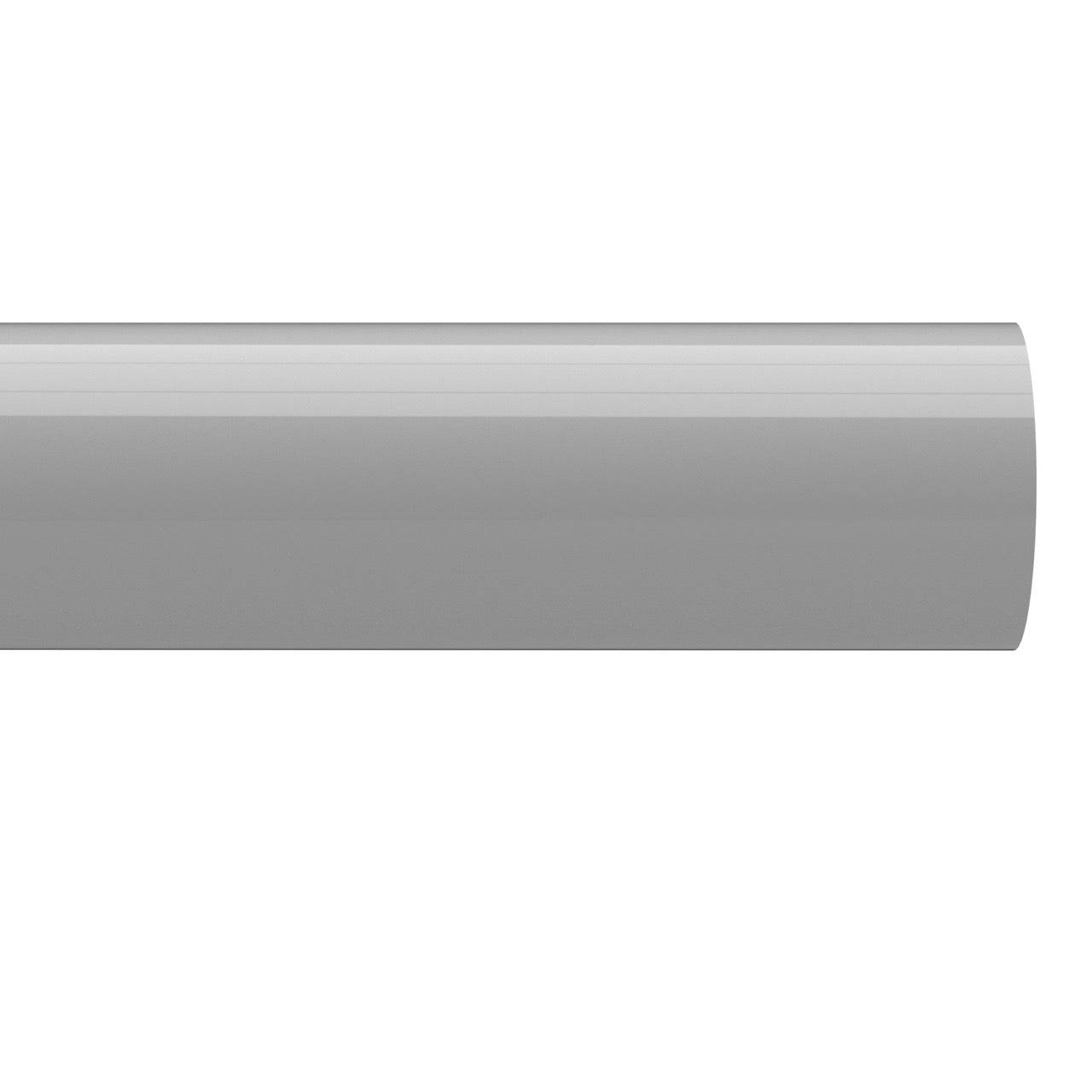 1-1/2 in. Sch 40 Furniture Grade PVC Pipe - Gray - FORMUFIT