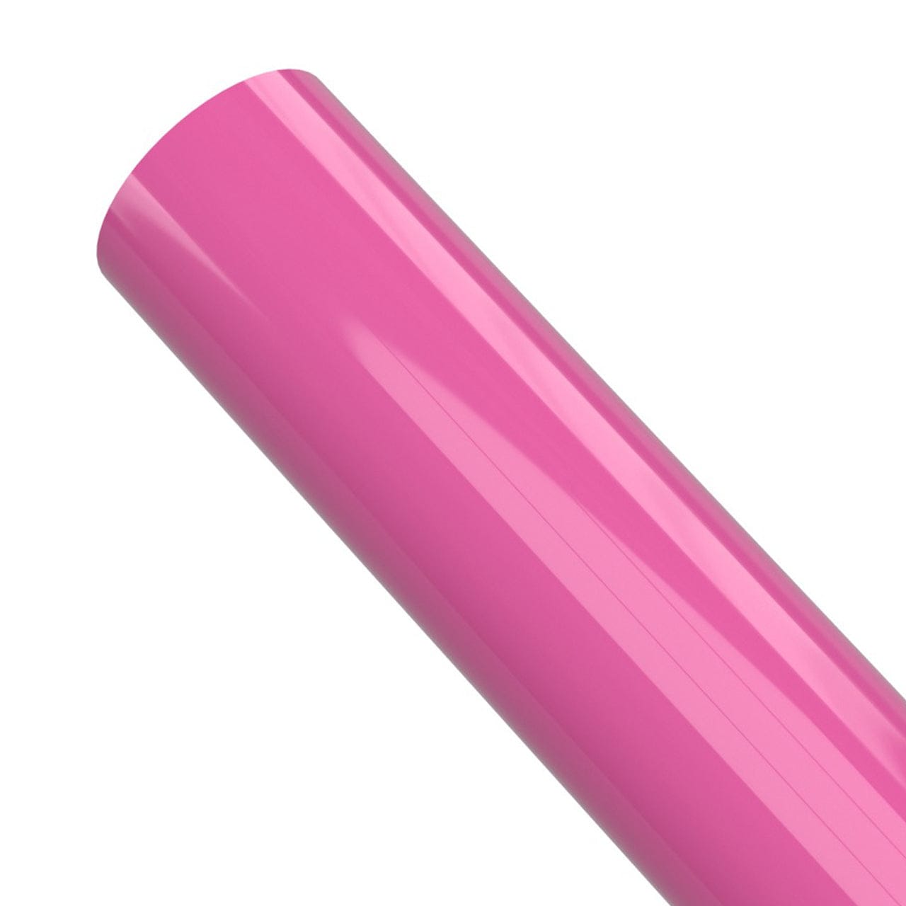 1-1/2 in. Sch 40 Furniture Grade PVC Pipe - Pink - FORMUFIT