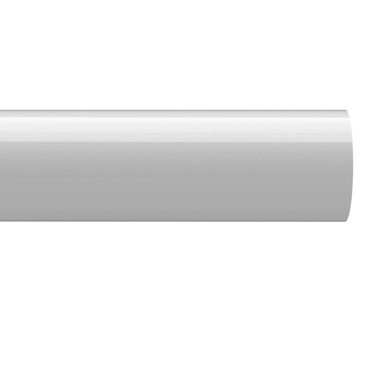 1-1/2 in. Sch 40 Furniture Grade PVC Pipe - White - FORMUFIT