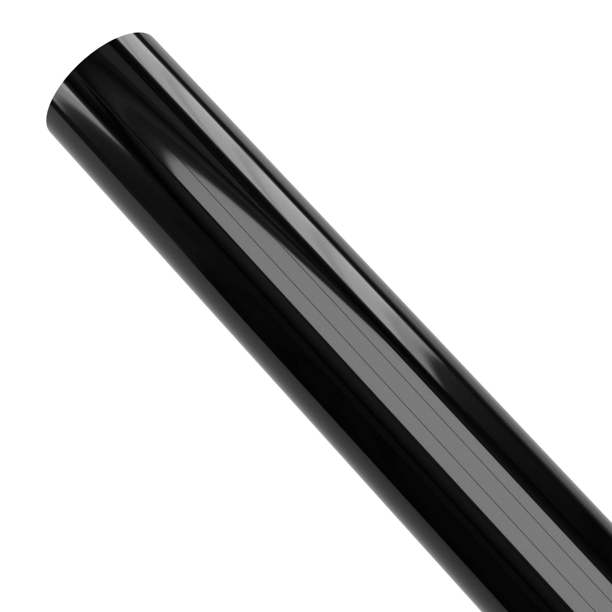 1-1/4 in. Sch 40 Furniture Grade PVC Pipe - Black - FORMUFIT