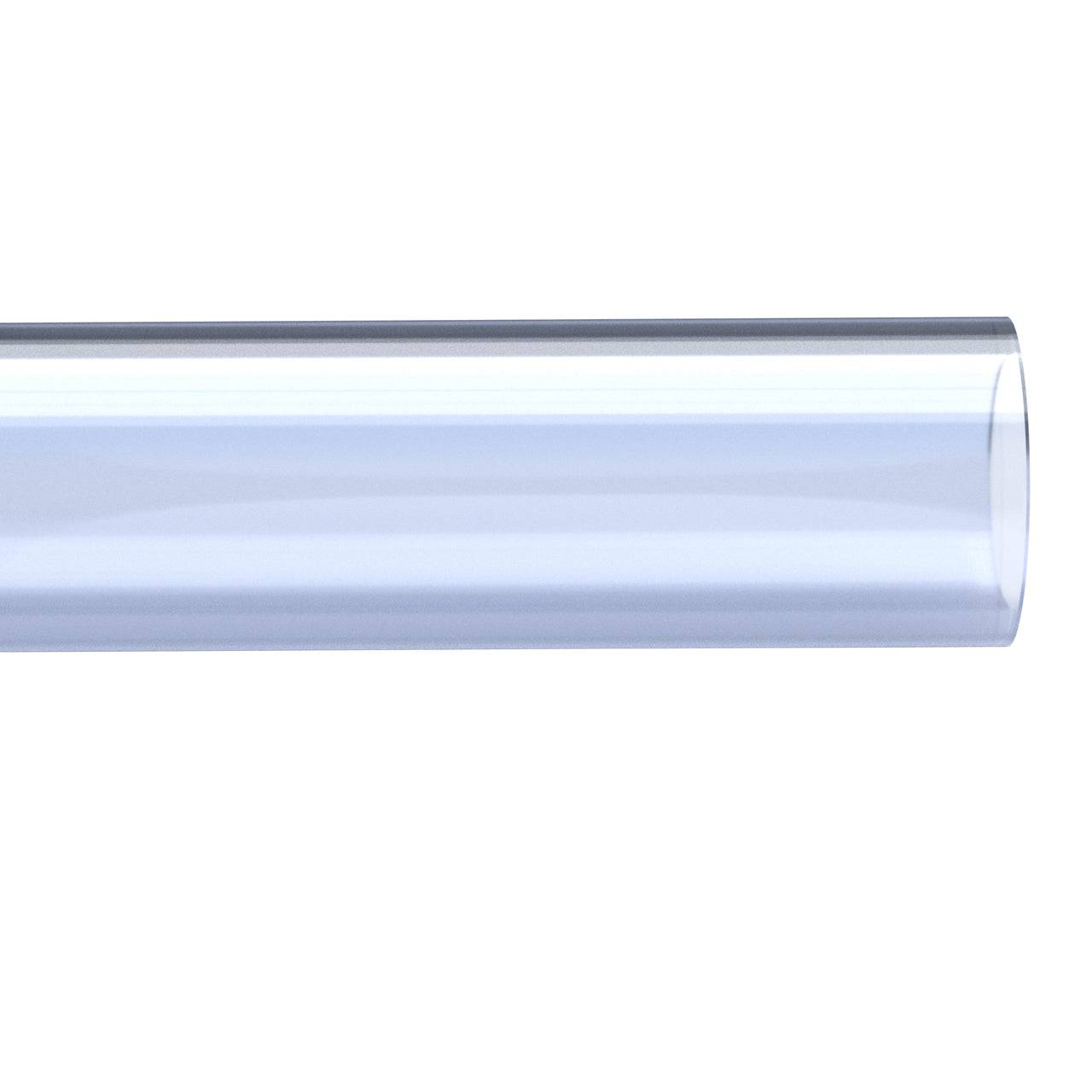 1-1/4 in. Sch 40 Furniture Grade PVC Pipe - Clear - FORMUFIT