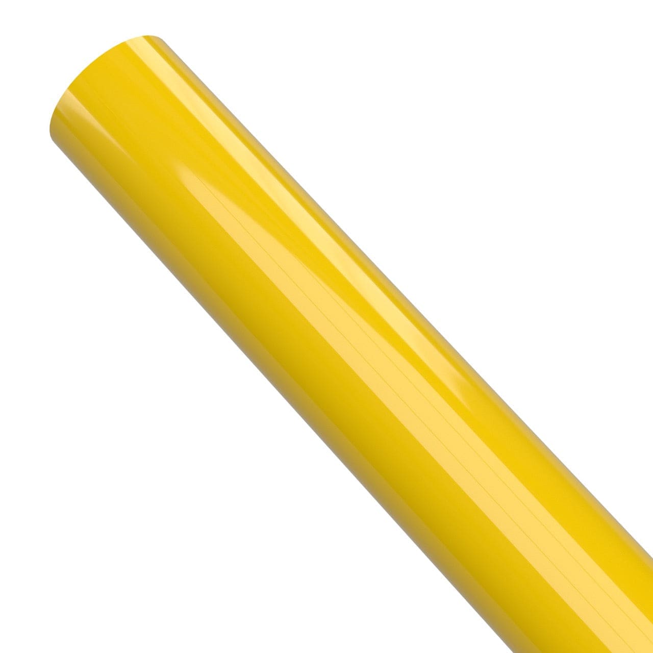 1-1/4 in. Sch 40 Furniture Grade PVC Pipe - Yellow - FORMUFIT