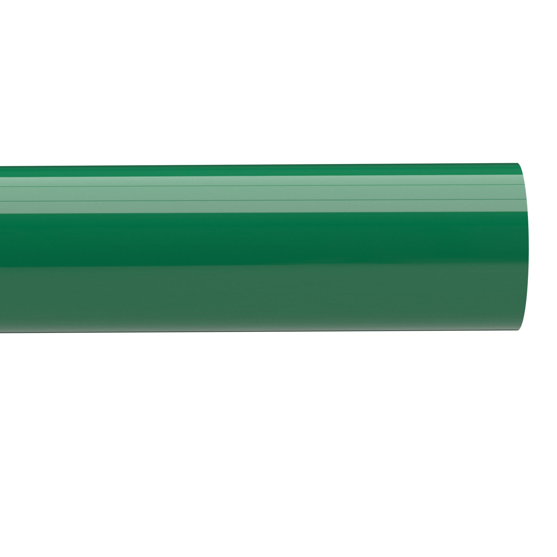 1/2 in. Sch 40 Furniture Grade PVC Pipe - Green - FORMUFIT